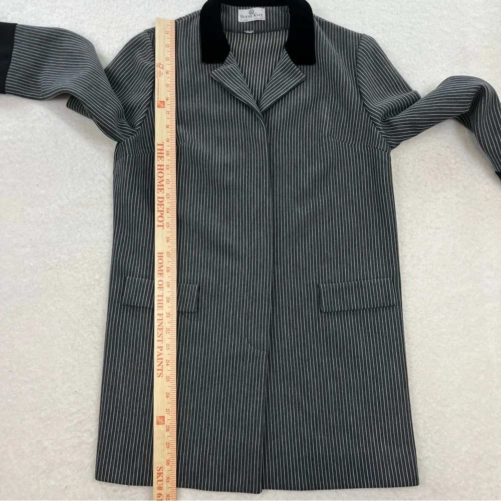 Vintage Butte Knit Wool Striped Coat - Picture 4 of 8